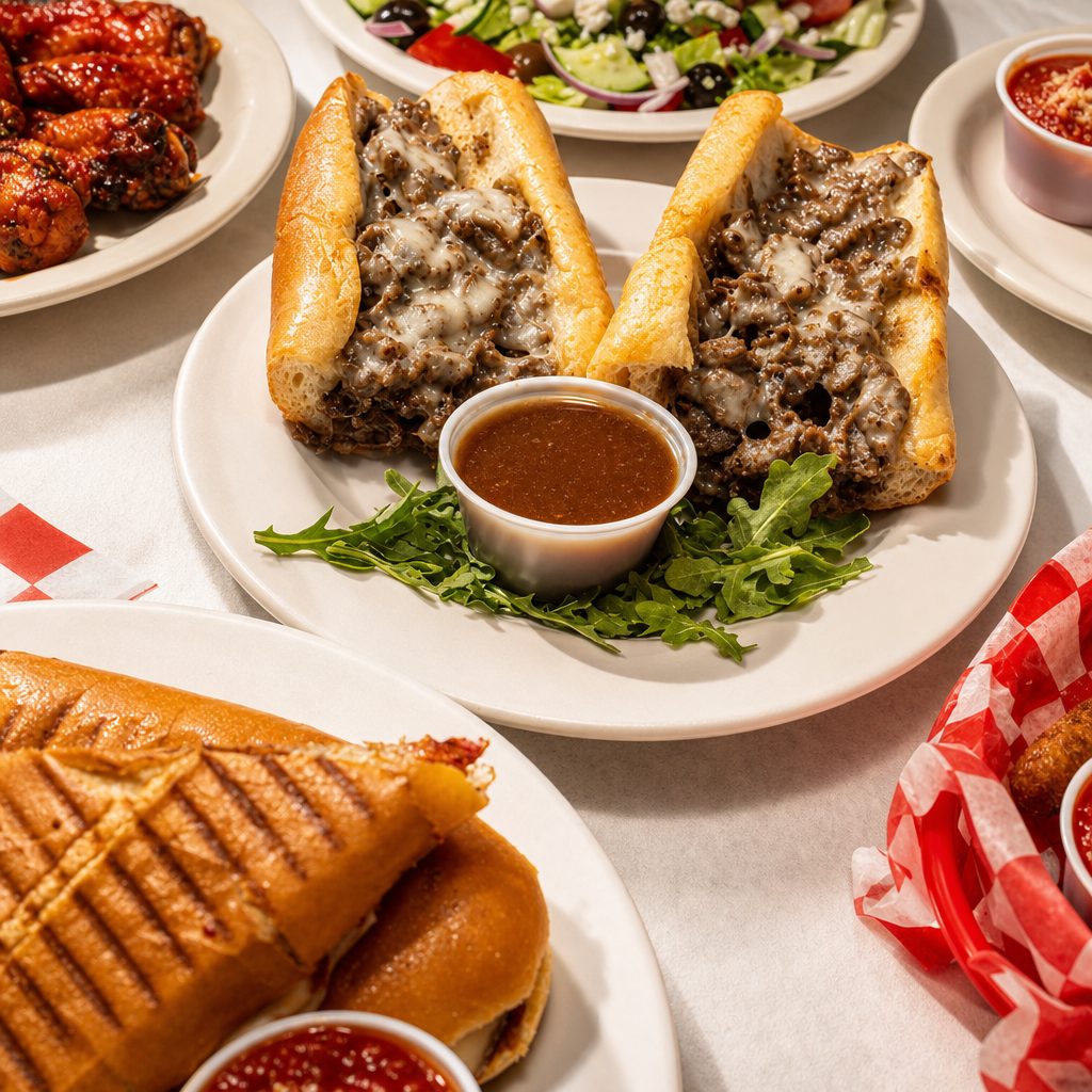 Philly Cheese Steak Dip Tray-Catering.