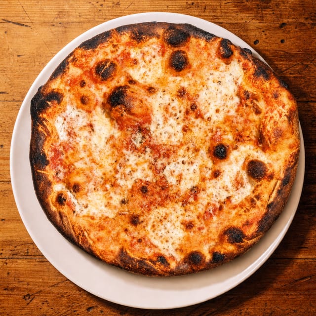 Quattro Formaggi (4 Cheeses) Pizza.