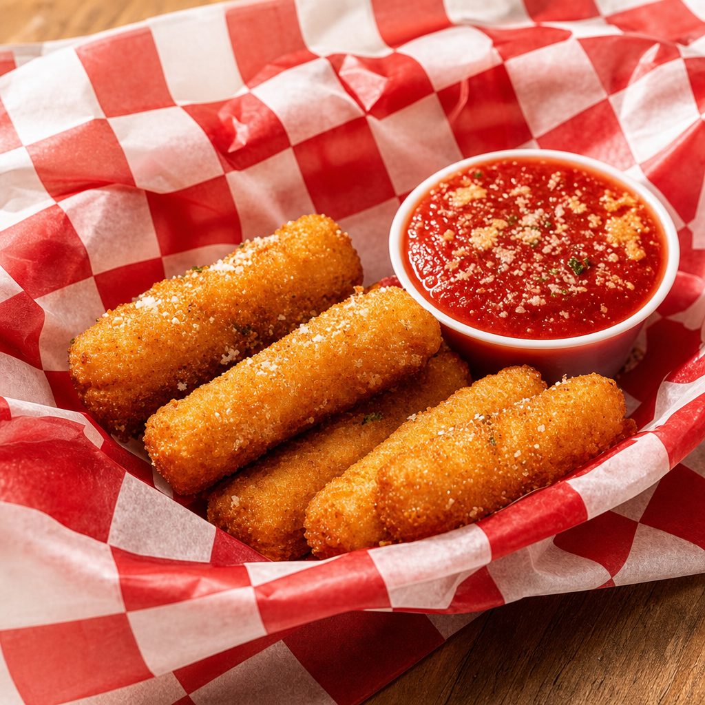 Mozzarella Sticks Tray.