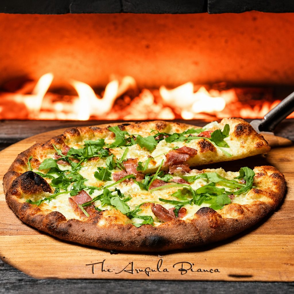 Pizza Arugula Bianca.